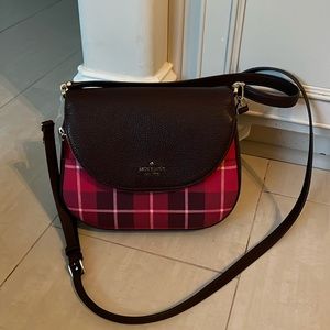 Brand new Kate spade Leila medium plaid shoulder bag